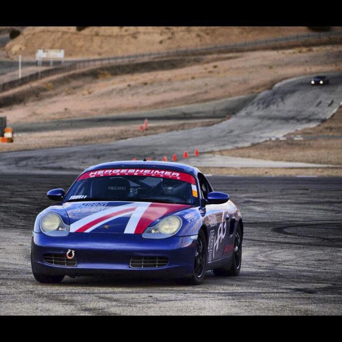 Porsche Club Racer Putting the Pedal to the Medal