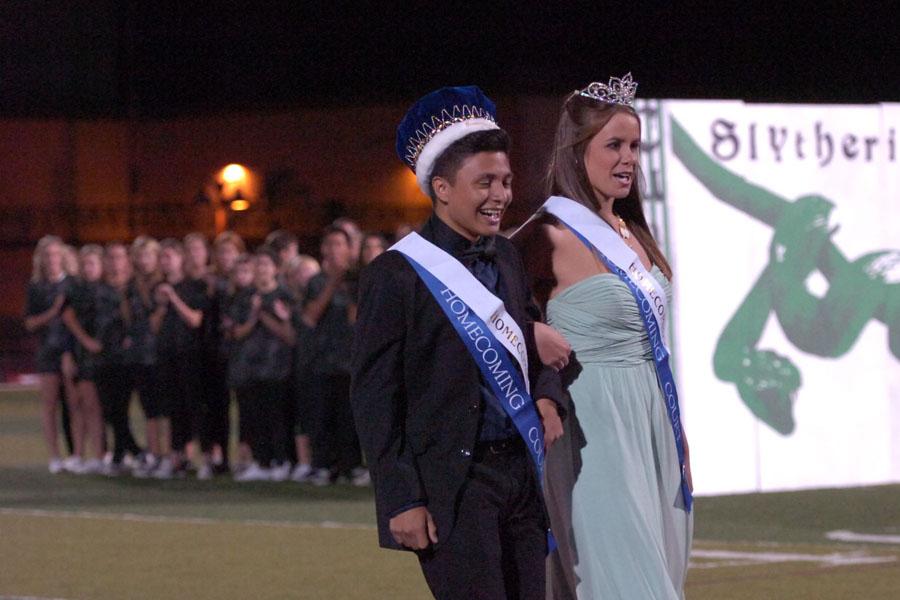 Erin Thompson and Raul Navarro were this years king and queen.