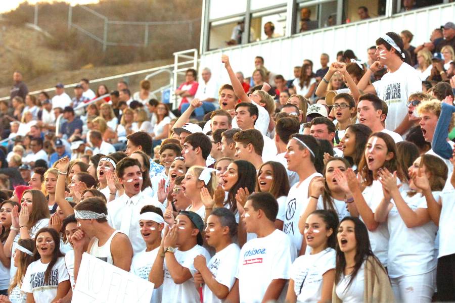 A+BRAND+HAS+BEEN+BORN%3A+The+SJHHS+student+body+chants+RFTB+at+the+first+home+football+game+against+Canyon+to+display+their+faith+in+the+team%E2%80%99s+abilities.+RFTB+has+been+adopted+as+a+school-wide+phrase+to+embrace+the+meaning%2C+service+for+a+cause.+This+year%2C+RFTB+has+become+more+than+just+an+athletic+concept%2C+but+a+concept+that+all+students+can+grasp+onto.+Photo+by+Taylor+Rocha