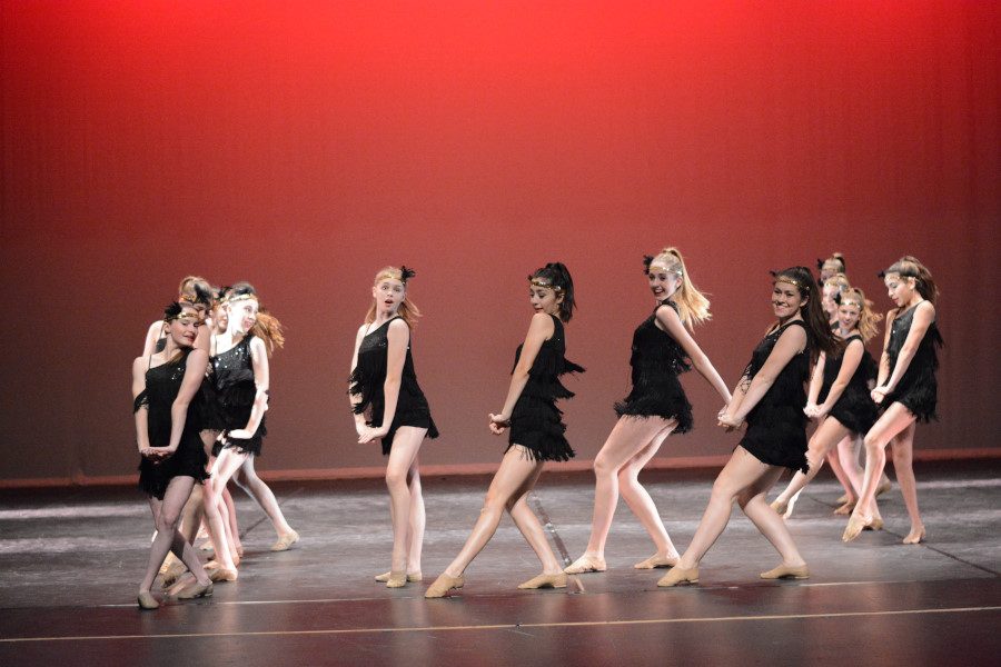 Advanced Dance Production performs a jazz theater piece entitled “Hollywood Wiz” during the second act of the show.