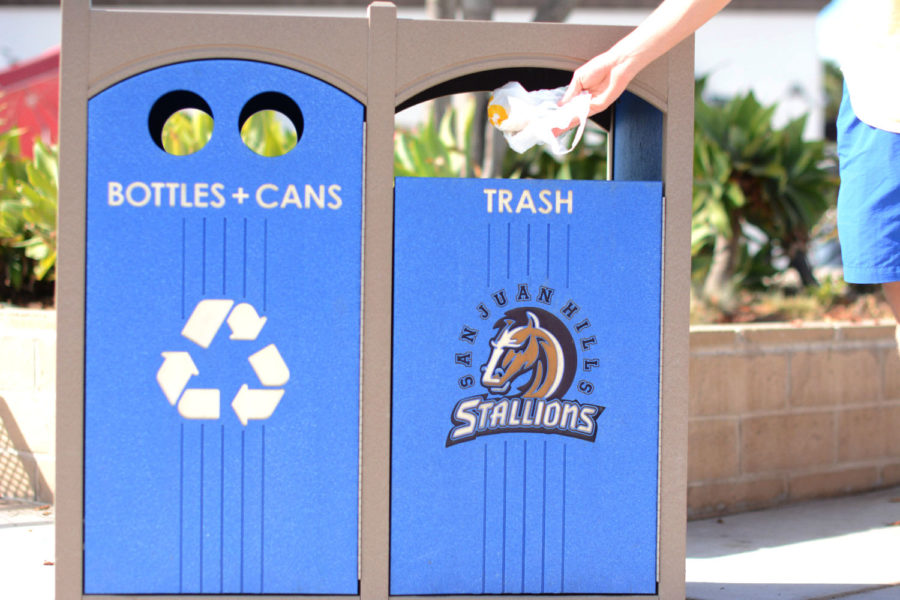 Students at SJHHS are often careless on which bins their garbage is being put into. Multiple rumors on campus say that the school does not recycle, despite its large volumes of trash. Its trash company says differently. 