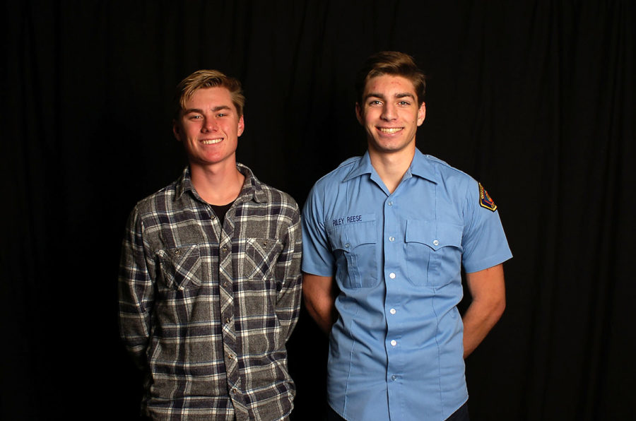 Gavin Fleugge (11) and Riley Reese (12) are both expanding their knowledge and skill level in the field of firefighting to help them reach their dream career, being a firefighter. 