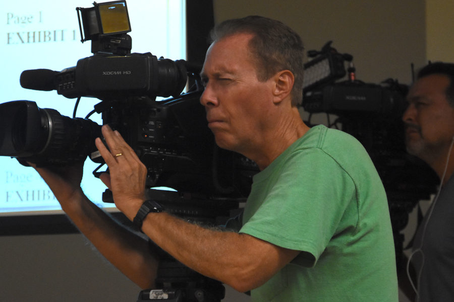 Many major news outlets, including KTLA and ABC were present at the 9/12 board meeting. 