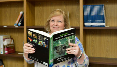 Obsolete Library Reference Section Donated to Classrooms