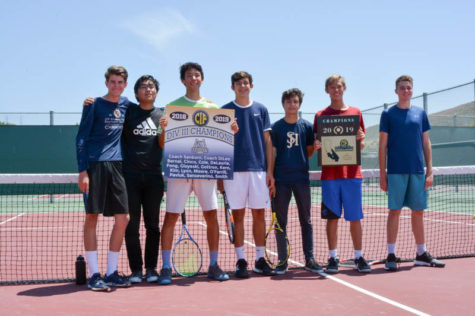 Boys Tennis Rallies to Win CIF