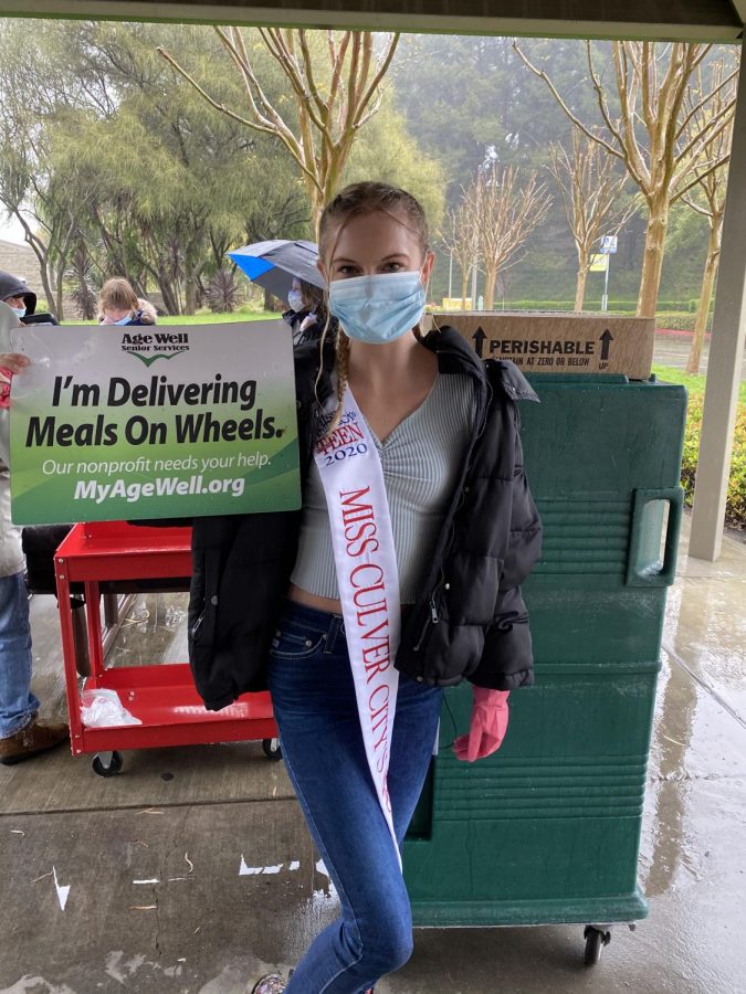 Hailey Flowers (11) has been giving back to her community during the COVID-19 pandemic through the organization Meals On Wheels. She delivers meals to home bound senior citizens. Unfortunately, many of her future pageant and community service events have been cancelled due to COVID-19. 