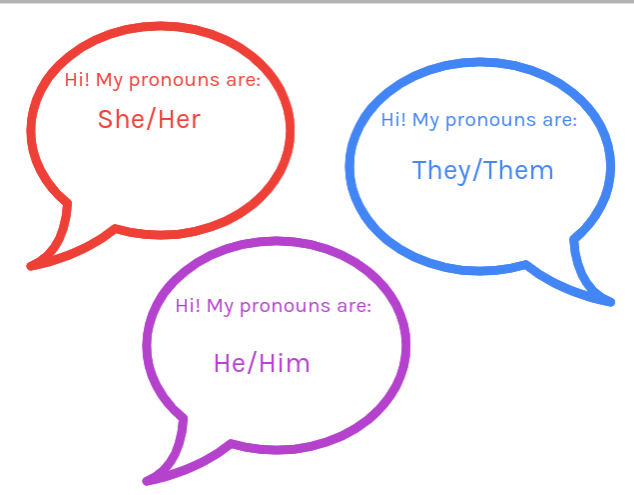 Its super easy to make your pronouns visible, to be an ally. Put your pronouns in your bio or include them when you introduce yourself.