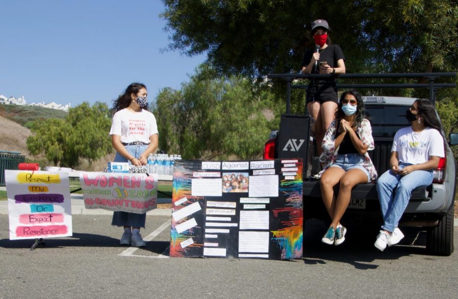 Members+of+CUSDAgainstRacism+participated+in+and+sponsored+the+Woman+March+back+in+October.+CUSDAgainstRacism+has+been+placing+pressure+upon+the+district+to+adapt+more+anti-racist+policies.