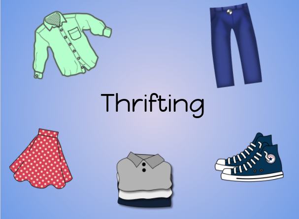 Thrifting is a method of shopping for secondhand items at places such as thrift stores, charity shops, or flea markets. It is typically done with the intent of getting unique pieces for a low price. 