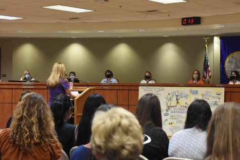 To ensure that the district is progressing in accordance with the cultural proficiency plan, the district hears quarterly reports at board meetings. 