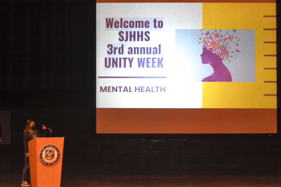 Last week, BRIDGES and DIRHA organizations at SJHHS held their third Unity Week. At lunch breaks, the student groups held presentations of different topics each day, ranging from mental health to immigration.