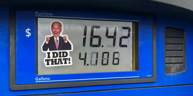 Gas stations around the nation have experienced casual vandalism as critics of gas prices and president Joe Biden place stickers on gas pumps. A popular sticker used pictures president Biden pointing with the text I Did That!