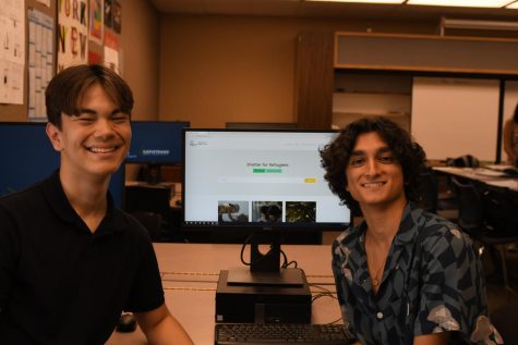 Brock Purnell (12) and Shawn Jahangiri (12) recently created Refugee Connection, a website that offers direct assistance to refugees around the world and provides them with a safe way of integrating into the country.