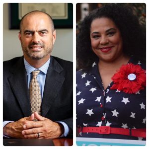 Candidates Michael Parham and Kira Davis are running in the November 8 election to fill the School Board Trustee vacancy in Area 2.
