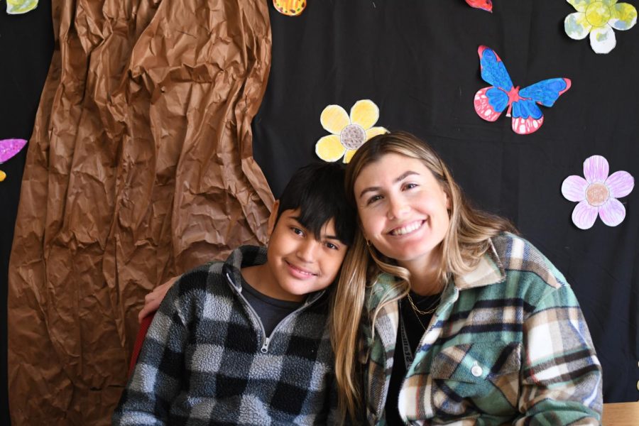 STEPS teacher, Ms. Cunningham, is pictured with student Gabriel Peña. The fifth day of Unity Week focuses on ableism and is meant to connect our community as a whole by depleting discrimination one day at a time. 