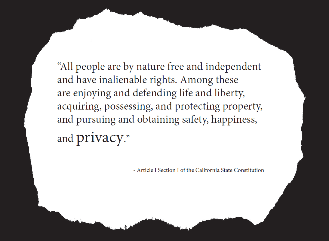 The California Constitution, ratified in 1879, protects the rights of California citizens. The protections of the Constitution extend to minors.