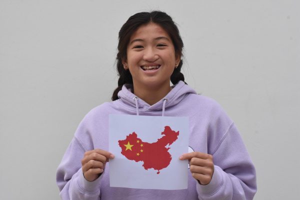 Sophomore Gwyneth Lyon was adopted in China at a year old. She has been living in San Clemente since then, with her mom, dad, and two brothers.