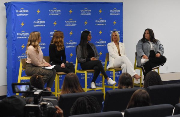 Hosted at the Los Angeles Chargers headquarters, Jamie Maggio, Katie Sylvan, Kavita Dhillon, Ashley Kirby, and Megan Julian, join together to discuss their experiences and insight for young women who are looking to pursue a career in the sports industry. 