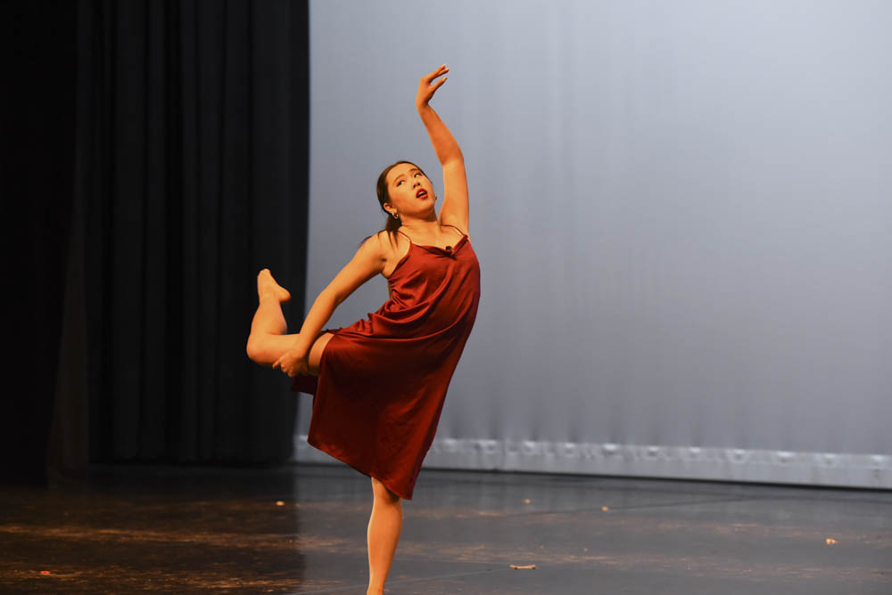The select few solo dancers showed off their skills in the following dances, this one in particular has an emotional twist. Amelia Mui (12) dances gracefully across the stage. 