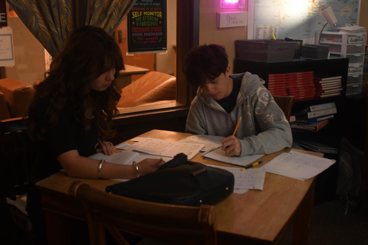 AP French 4 students continue to develop their French skills through hard work. 