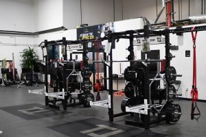 Students from the Togethership arrive at school early in order to begin training. They have access to a fully equipped gym that is open for all athletes.