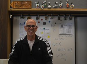 After years at San Juan Hills, G-Rod celebrates his last moments in his classroom where he teaches math to upperclassmen. He has been widely recognized by students as a wonderful and engaging teacher.